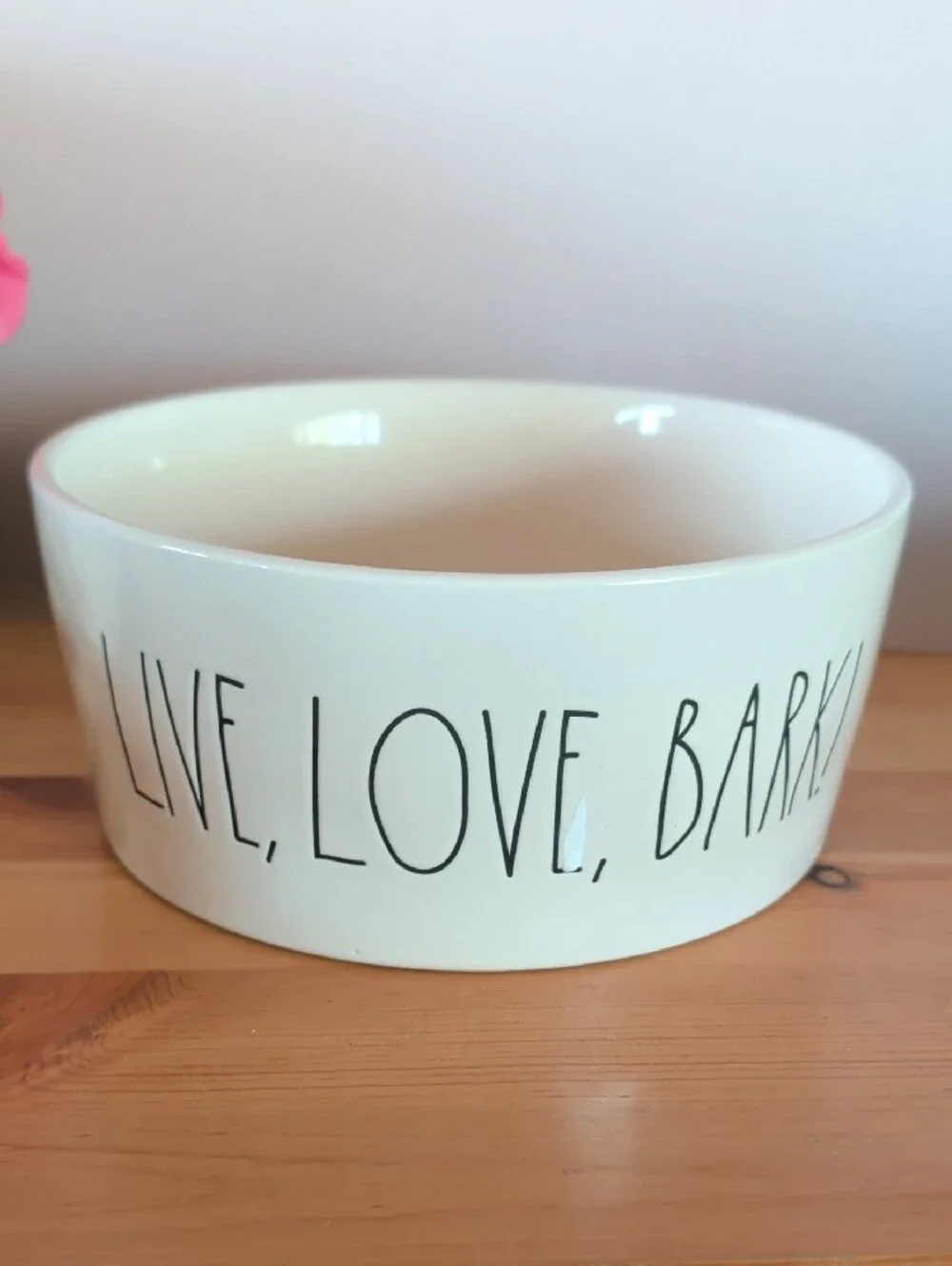 Large Rea Dunn, Ceramic Pet Bowl - 